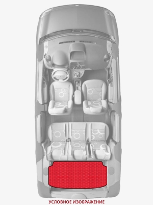 ЭВА коврики «Queen Lux» багажник для ГАЗ Mahindra Marshal